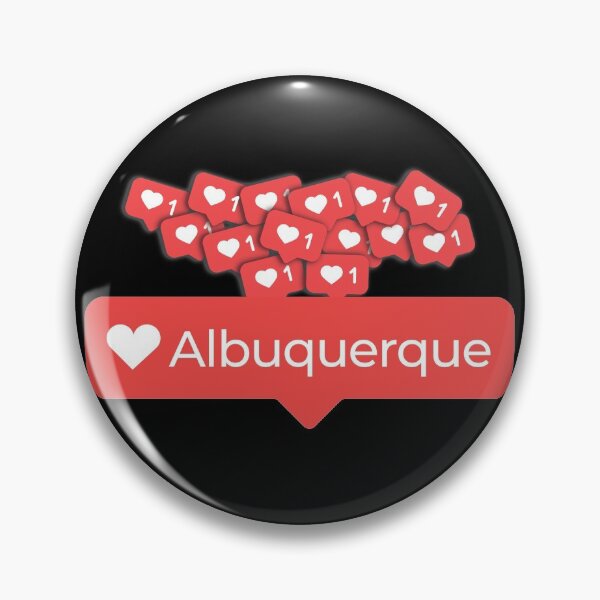 Item preview, Love My Albuquerque New Mexico Notification Hearts designed and sold by elhefe.