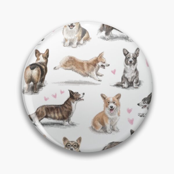Item preview, Corgi designed and sold by Elspeth Rose Design.