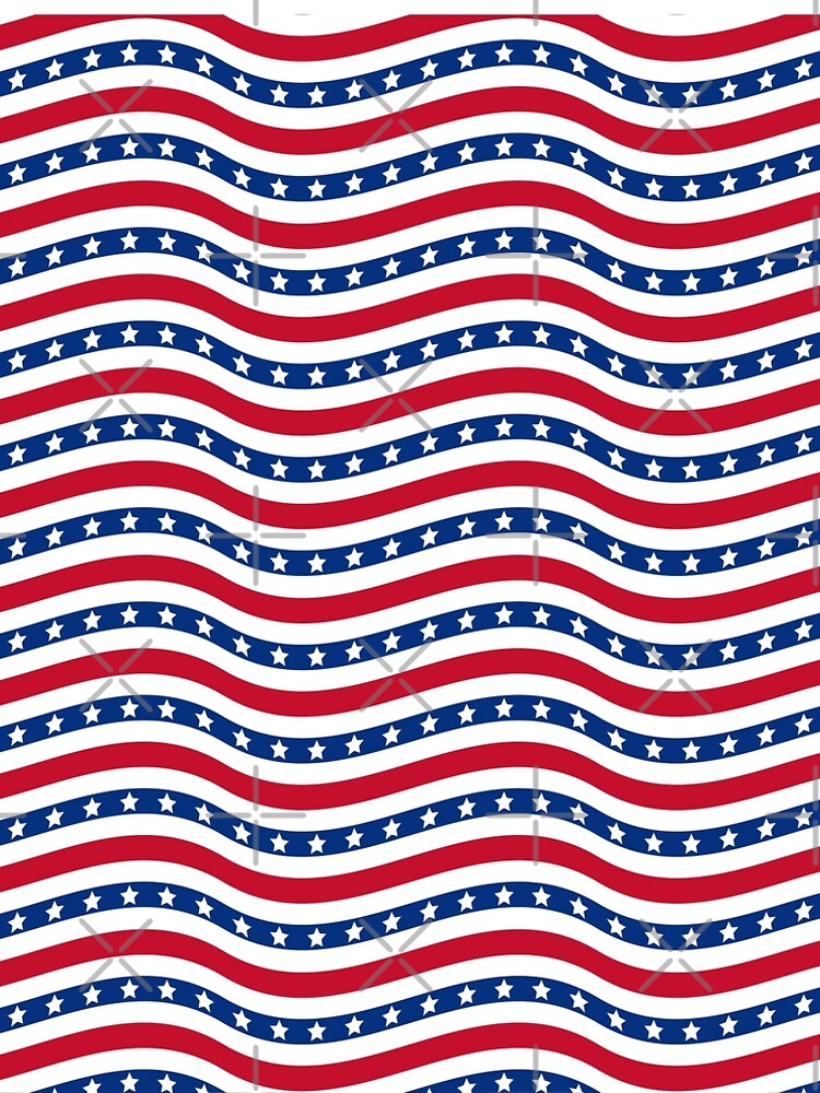 "Patriotic Pattern United States Of America USA" ALine Dress for