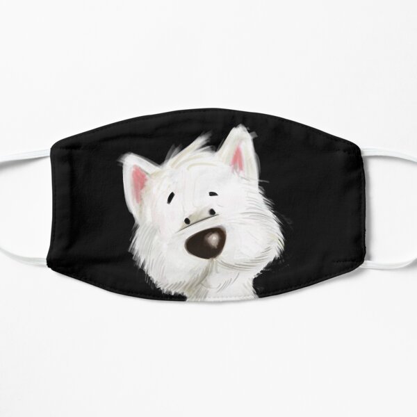 Westie face Mask Mask