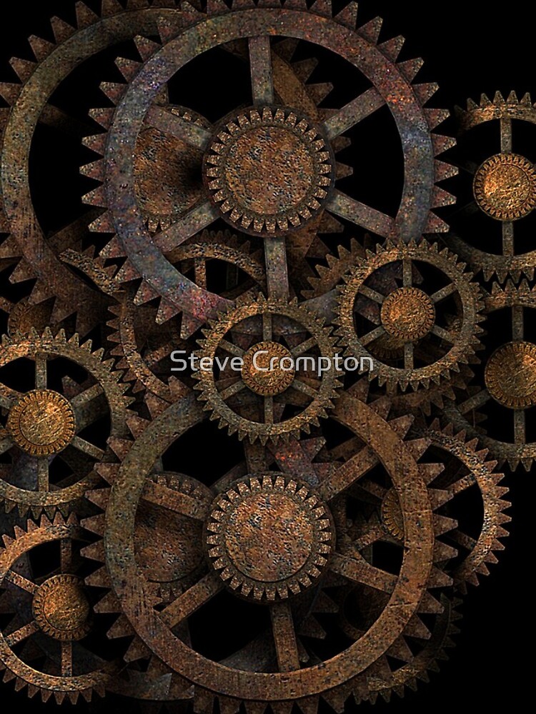 Infernal Vintage Steampunk Gears on your Gear by SC001