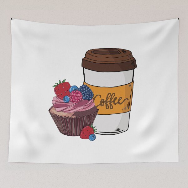 Item preview, Coffee to Go With Cupcakes designed and sold by Craftypineapple.