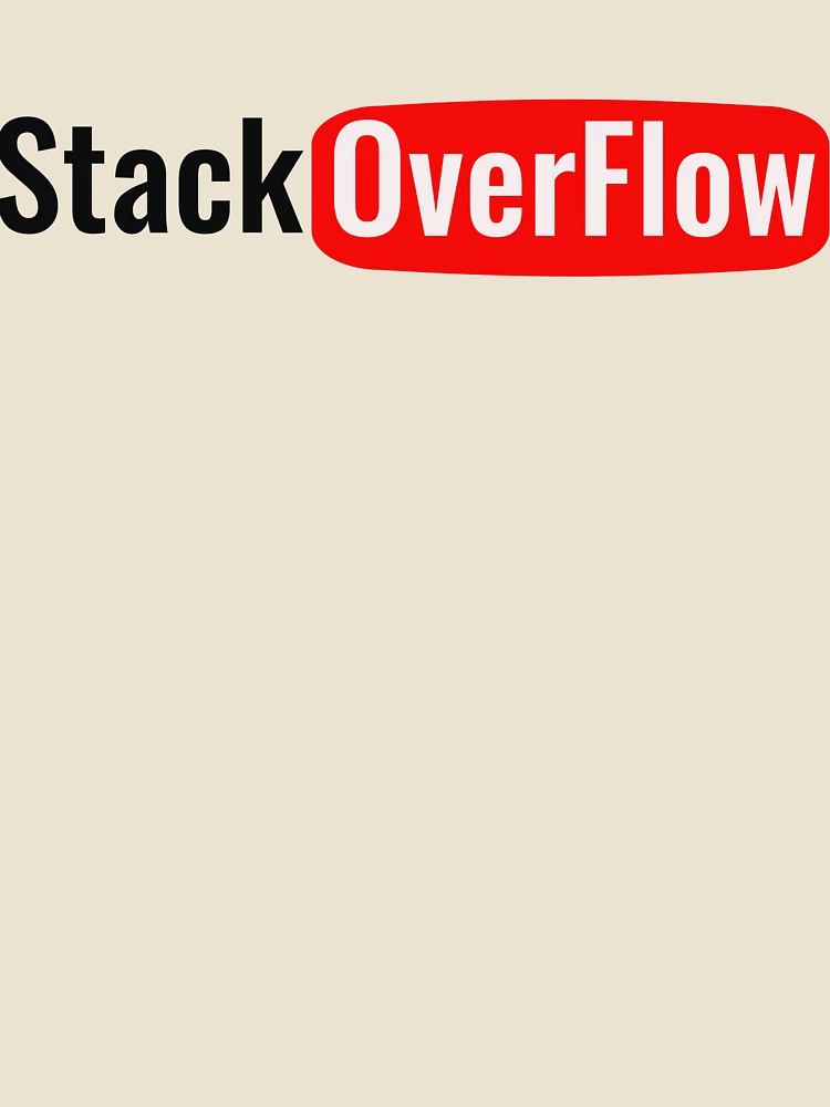Thumbnail 4 of 4, Relaxed T-Shirt, StackOverFlow Stack Over Flow Stack OverFlow designed and sold by faixapreta.