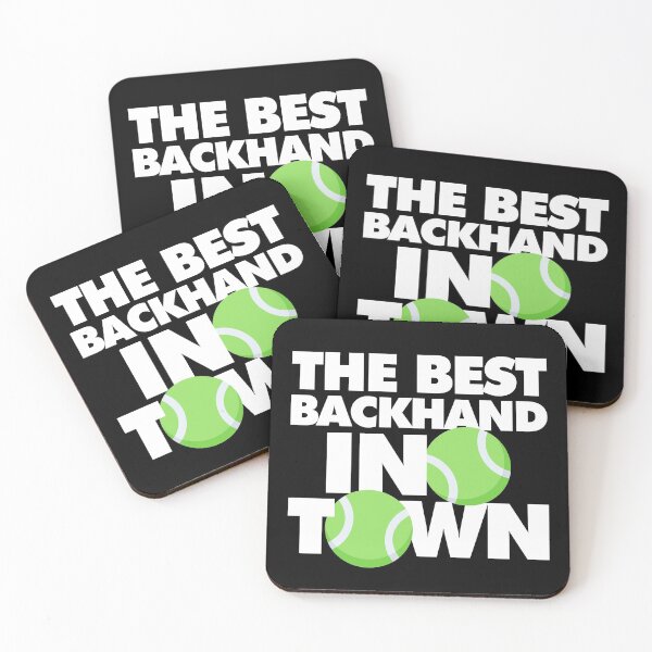 Item preview, The best backhand in town Funny Tennis Player designed and sold by elhefe.