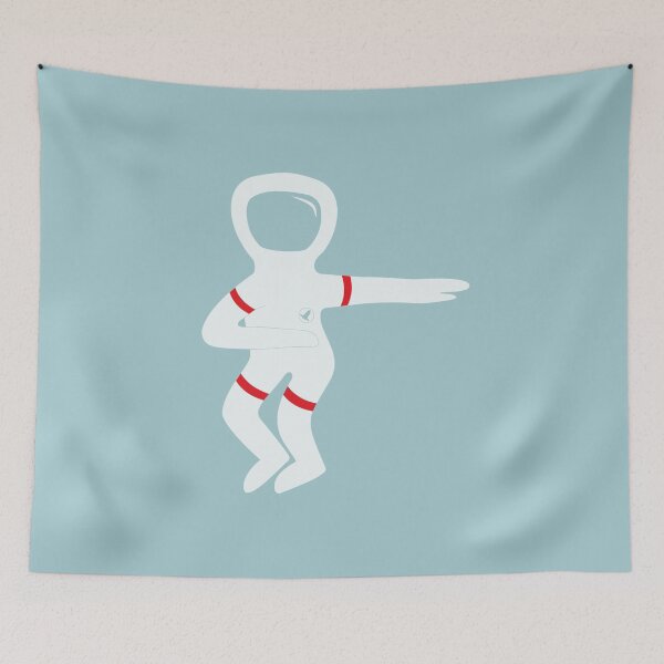 Item preview, Icon of dancing astronaut. Twisting hips. designed and sold by SparkleandSmile.