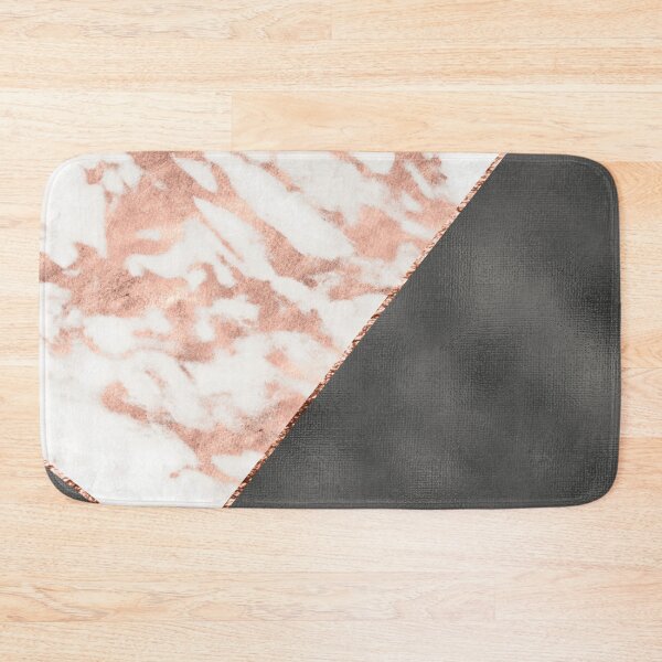 Item preview, Rose gold on black onyx leather designed and sold by marbleco.