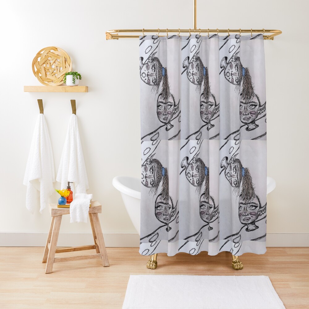 Item preview, Shower Curtain designed and sold by blackbirdstuff.