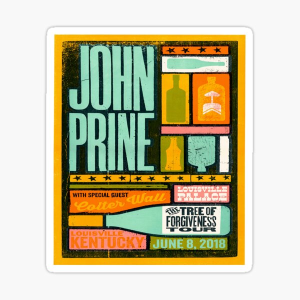 John Prine - Country Music Singer / Folk Music Singer Sticker