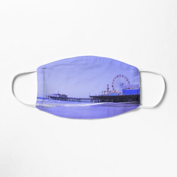 Purple Haze Santa Monica Pier Mask Designed by stine1