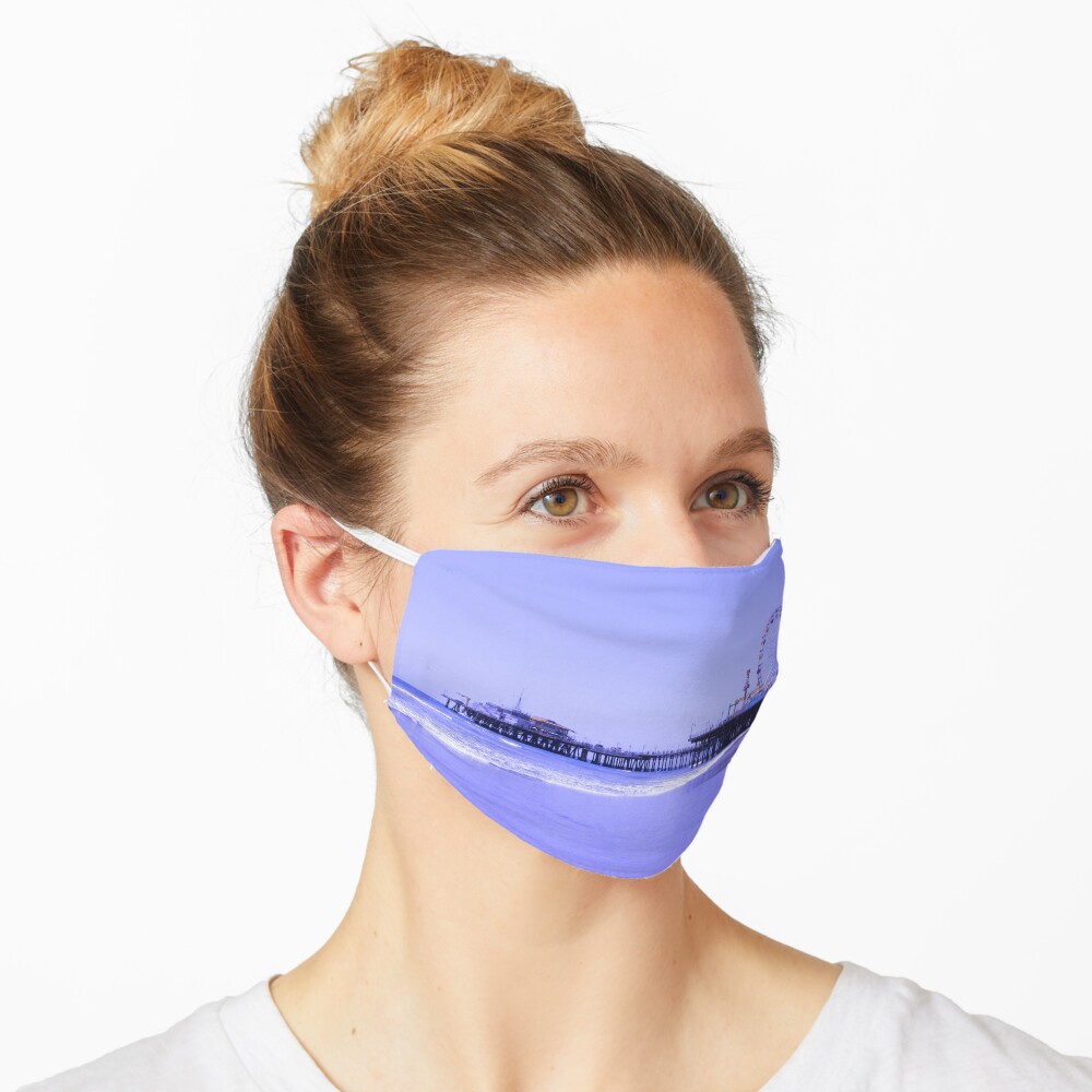 Purple Haze Santa Monica Pier Mask