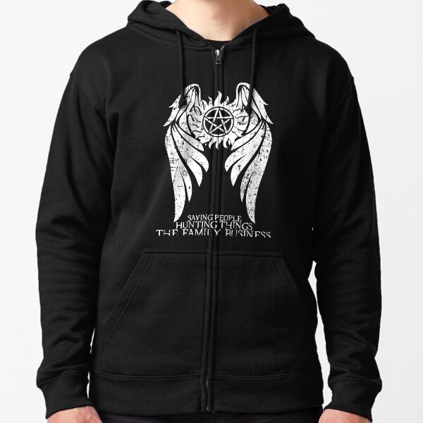 Winchester Bros (Dark ver.) Zipped Hoodie