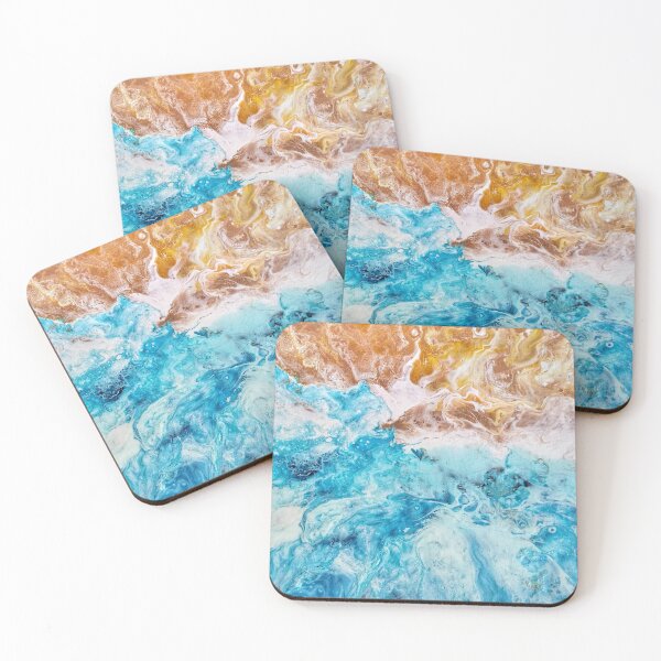 Item preview, Abstract Beach and Ocean on Canvas  designed and sold by RosalieReeves.