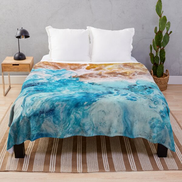 Item preview, Abstract Beach and Ocean on Canvas  designed and sold by RosalieReeves.