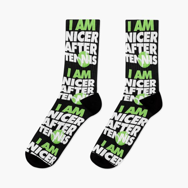 Item preview, I am Nicer After Tennis Funny Tennis Player designed and sold by elhefe.