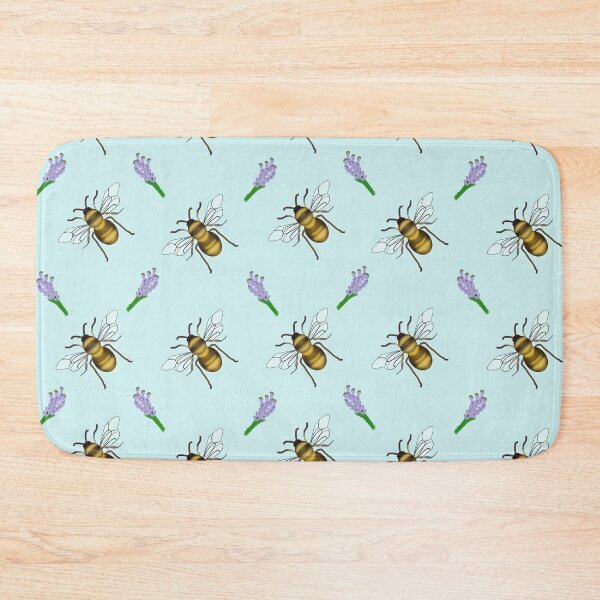 Item preview, Bumble bee and lavender designed and sold by designInk.