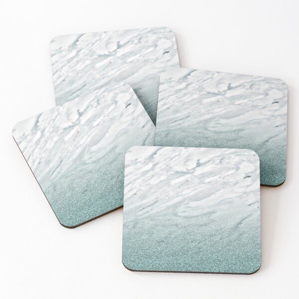 Item preview, Calacatta Verde glitter gradient designed and sold by marbleco.