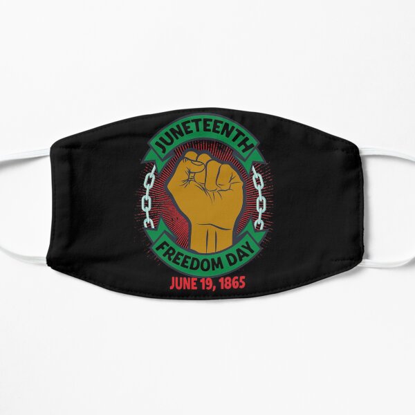 Juneteenth Day Pan African Colors Black History Fist Mask
