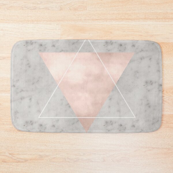Item preview, Rose gold grey geometric marble designed and sold by marbleco.