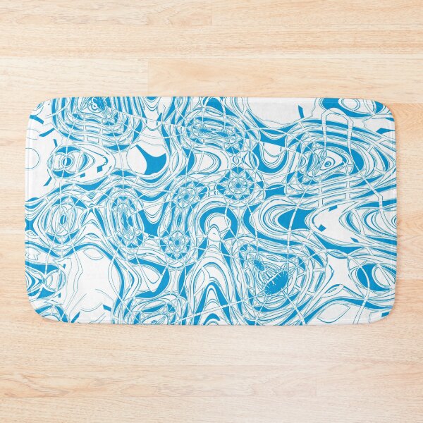 Item preview, Blue organic abstract designed and sold by Gaspar Avila.