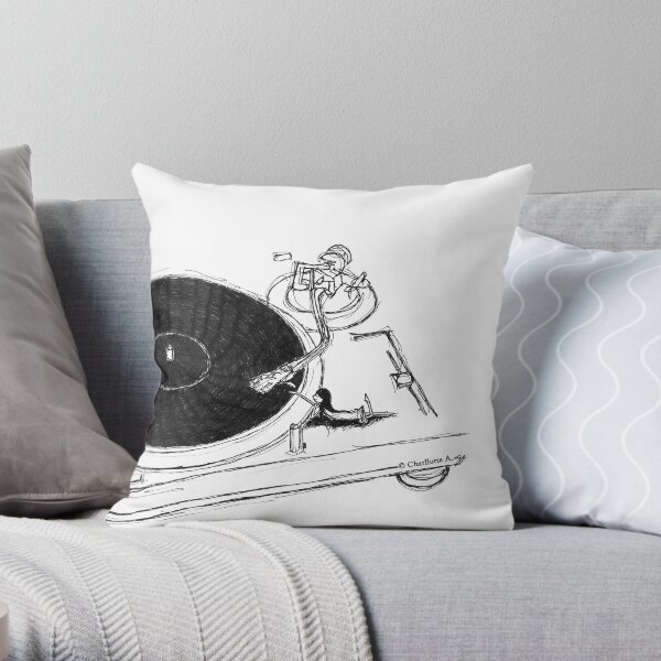 Put Your Record On Throw Pillow