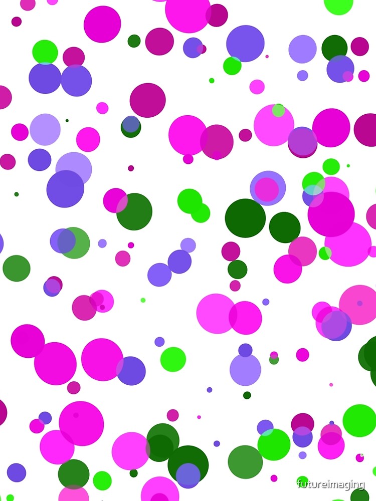Pink Polka Dot Confetti by futureimaging