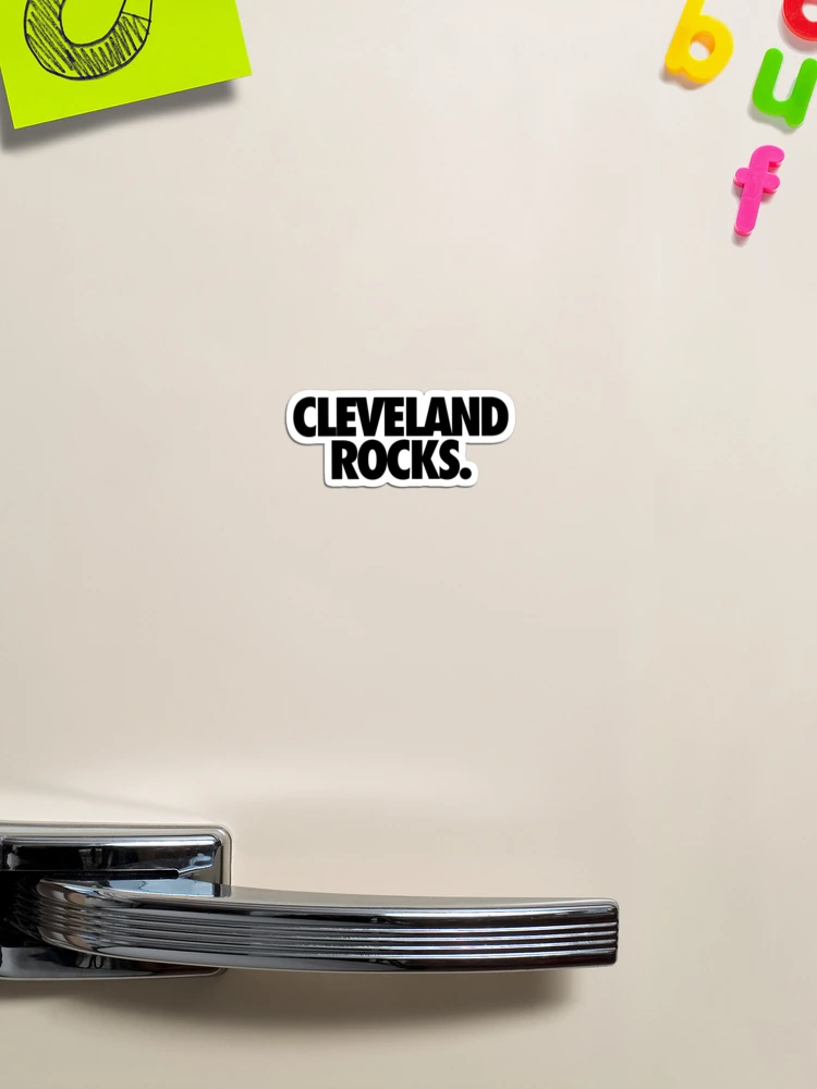 Imagen 1 de 3, Imán con la obra CLEVELAND ROCKS., diseñada y vendida por cpinteractive.