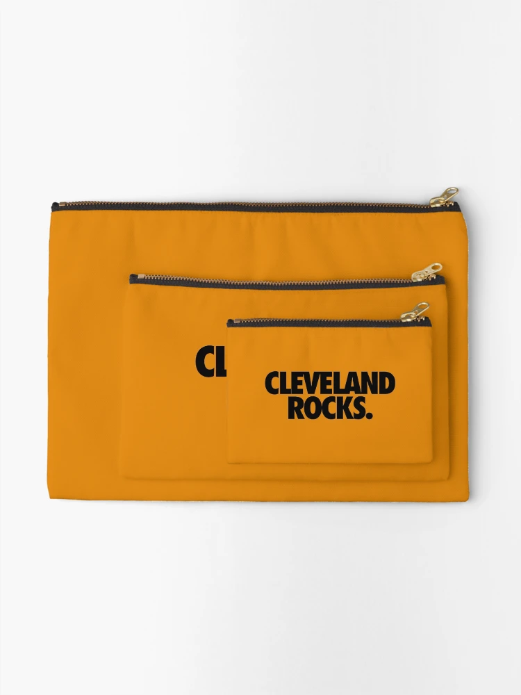 Thumbnail 2 of 4, Zipper Pouch, CLEVELAND ROCKS. designed and sold by cpinteractive.