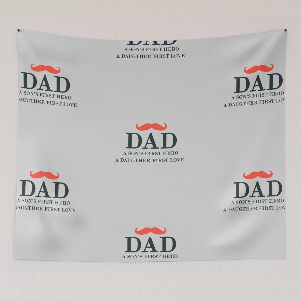 Item preview, Dad A Son`s first hero papa father dad papi father's day legend Superdad birthday gift idea designed and sold by Mark Sukra.