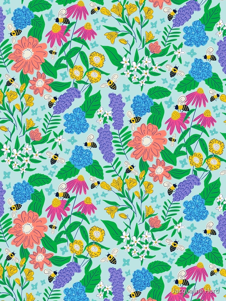 Bees in my Garden by JMHurd