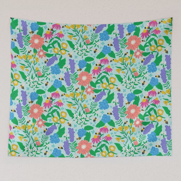 Item preview, Bees in my Garden designed and sold by Jacqueline Hurd.