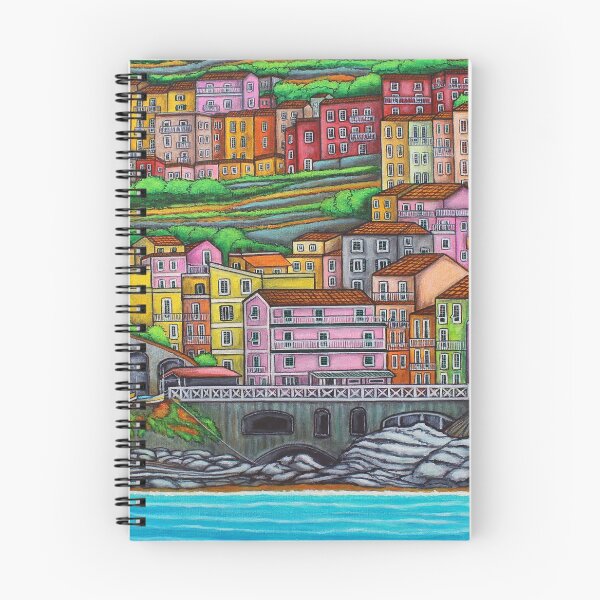 Item preview, Colours of Manarola designed and sold by Lisa Lorenz Paintings.