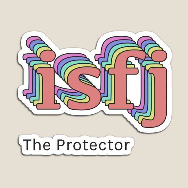 Item preview, 3D Colourful Personality Type ISFJ, The Protector designed and sold by wjrtapp.
