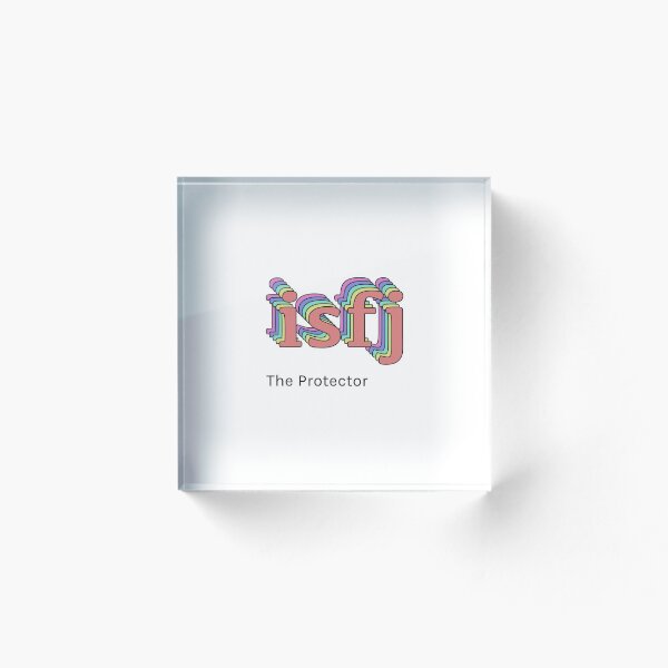Aperçu de l'œuvre Type de personnalité coloré 3D ISFJ, le protecteur créée et vendue par wjrtapp.