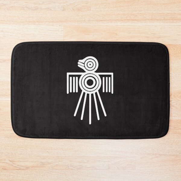 Item preview, The Aztect Spirit Bird Crop Circle In White designed and sold by WhitesDesigns.