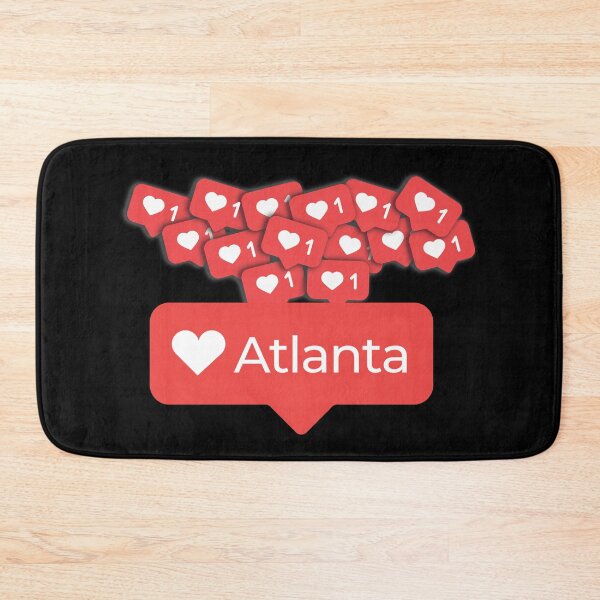 Item preview, Love My Atlanta Georgia Notification Hearts designed and sold by elhefe.