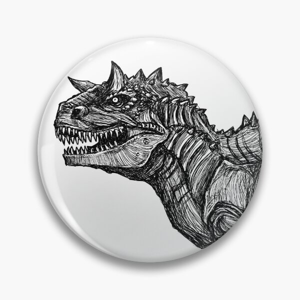 Item preview, Dinosaur Graphic Illustration: Carnotaurus designed and sold by KatyMcCarten.