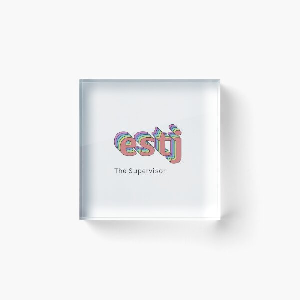 Item preview, 3D Colourful Personality Type ESTJ, The Supervisor designed and sold by wjrtapp.