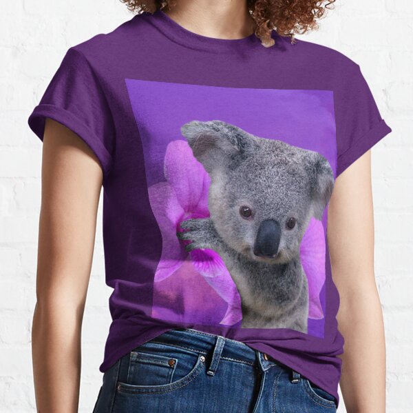 Koala and Orchids Classic T-Shirt