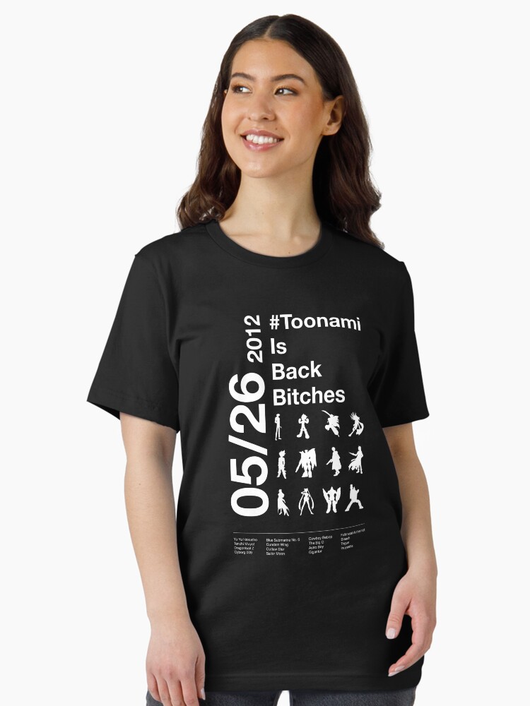 Thumbnail 2 of 7, Essential T-Shirt, #Toonami Is Back Bitches designed and sold by 180ronin.