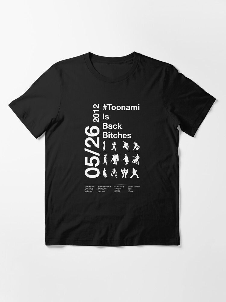 Thumbnail 3 of 7, Essential T-Shirt, #Toonami Is Back Bitches designed and sold by 180ronin.