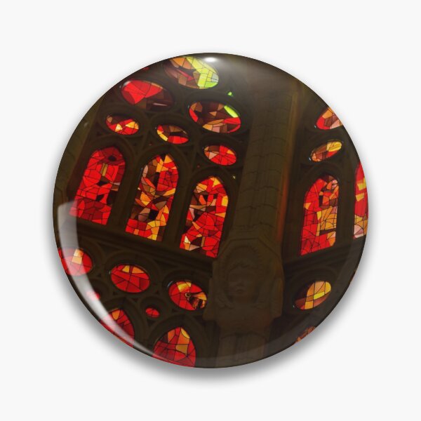 Item preview, Glorious Reds and Yellows - Sagrada Familia Stained Glass Windows designed and sold by Georgia Mizuleva.