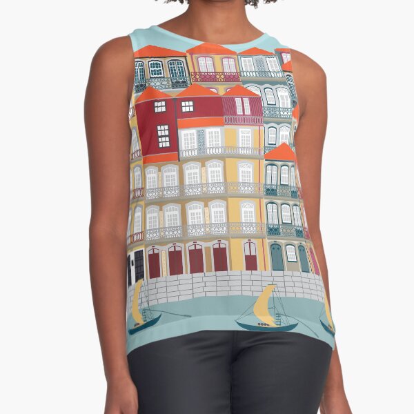Ribeira Porto Portugal Sleeveless Top
