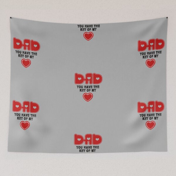 Item preview, Dad you have the key of my heart Papa Father Dad Papi Father's Day Legend Superdad Birthday Gift Idea designed and sold by Mark Sukra.