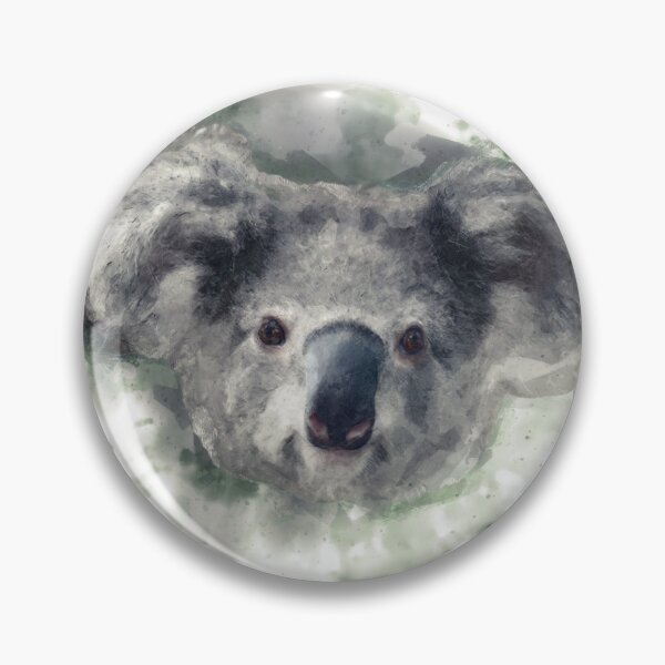 Item preview, Watercolor illusration of Koala, Portrait designed and sold by Tansel Diplikaya.