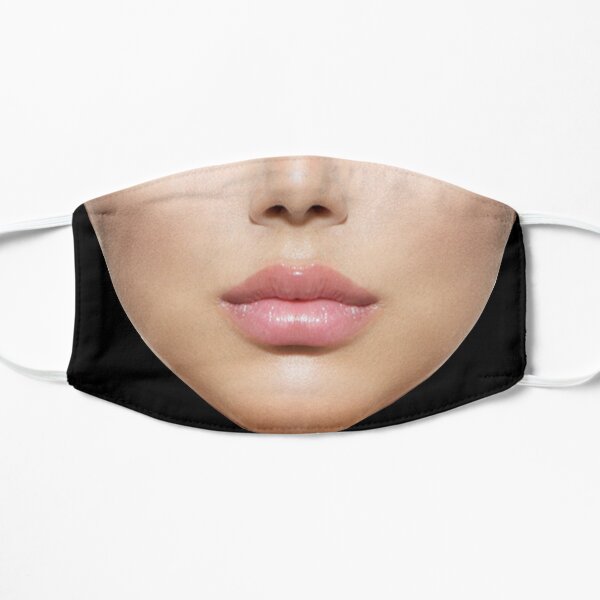 Sexy Face and Lips Cloth Face Mask... Flat Mask