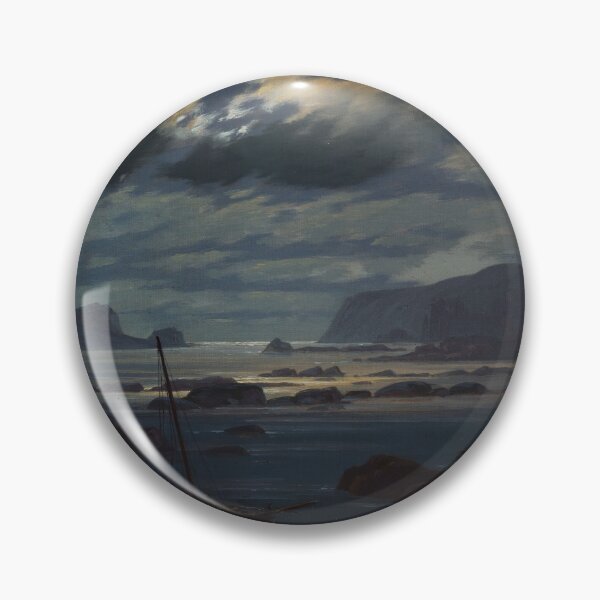 Item preview, Caspar David Friedrich - Northern Sea in the Moonlight  designed and sold by ArtExpression.