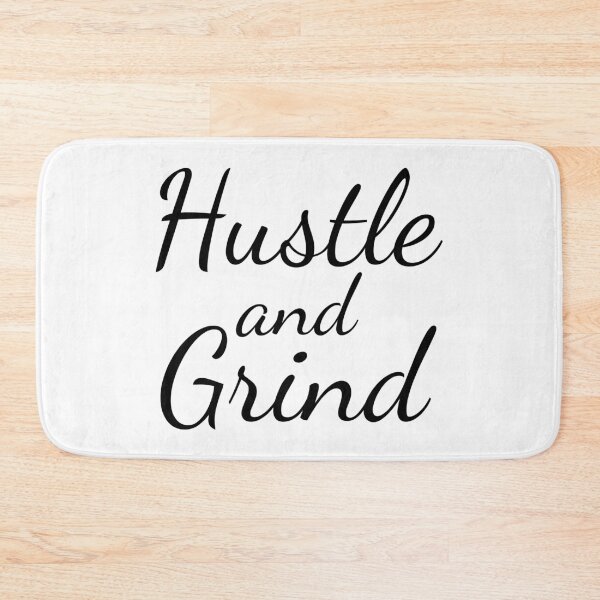 Item preview, Hustle and Grind - Black designed and sold by Tee4Daily.