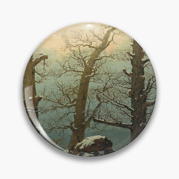 Item preview, Caspar David Friedrich - Cairn in Snow designed and sold by ArtExpression.