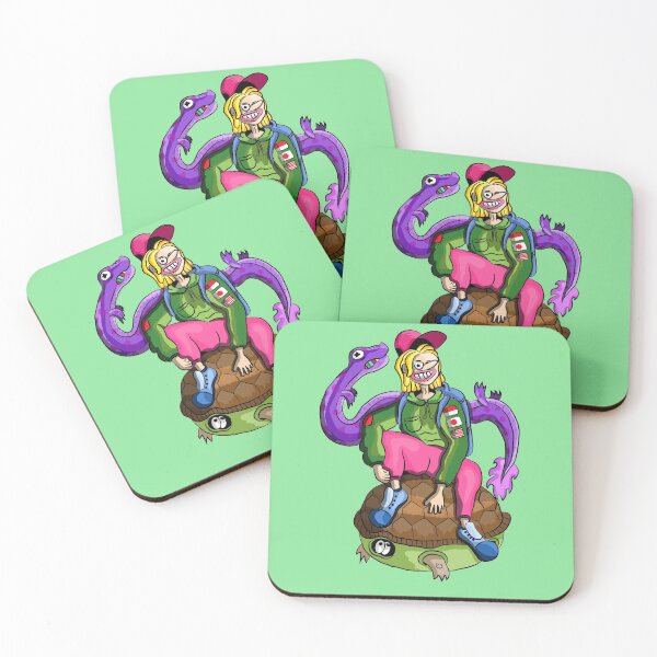 Item preview, Cool Dude With Dragon And Giant Turtle designed and sold by ferriliu.