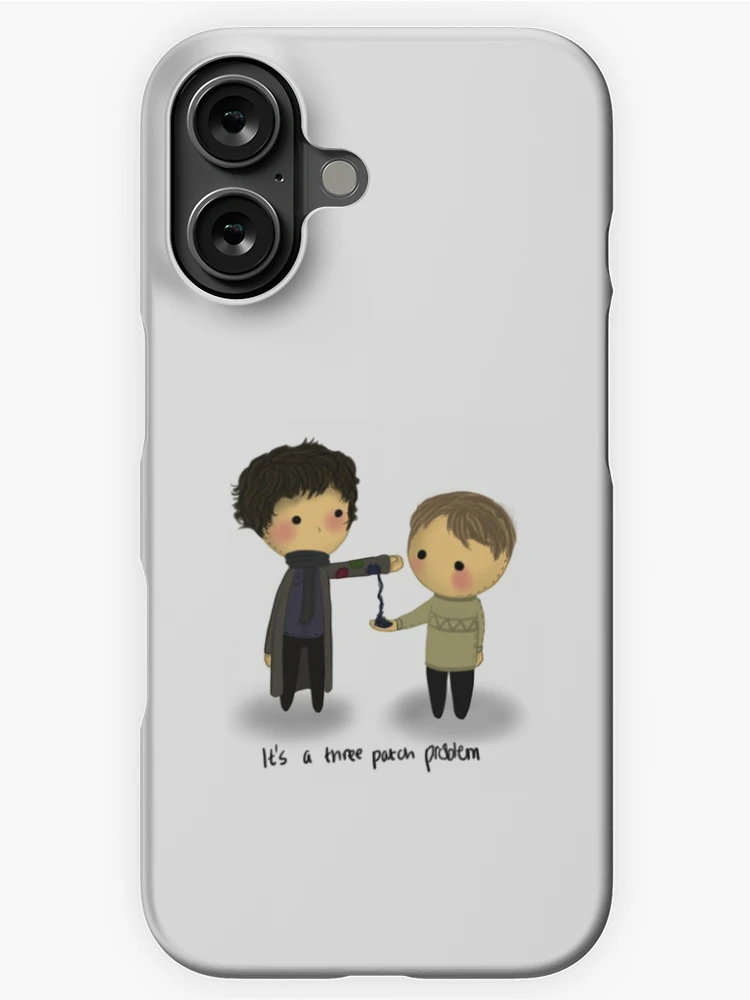 Thumbnail 1 of 4, iPhone Case, Three-patch problem. designed and sold by kinge.